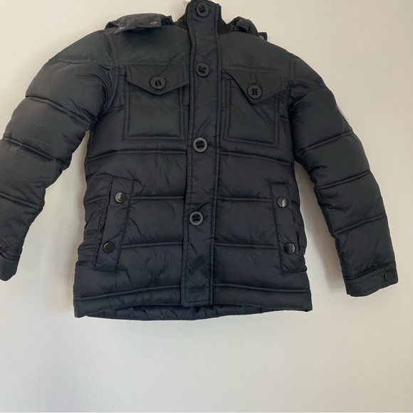 Diesel Puffer Black Boys Jacket - Kids Size 5/6Y - Picture 2 of 9